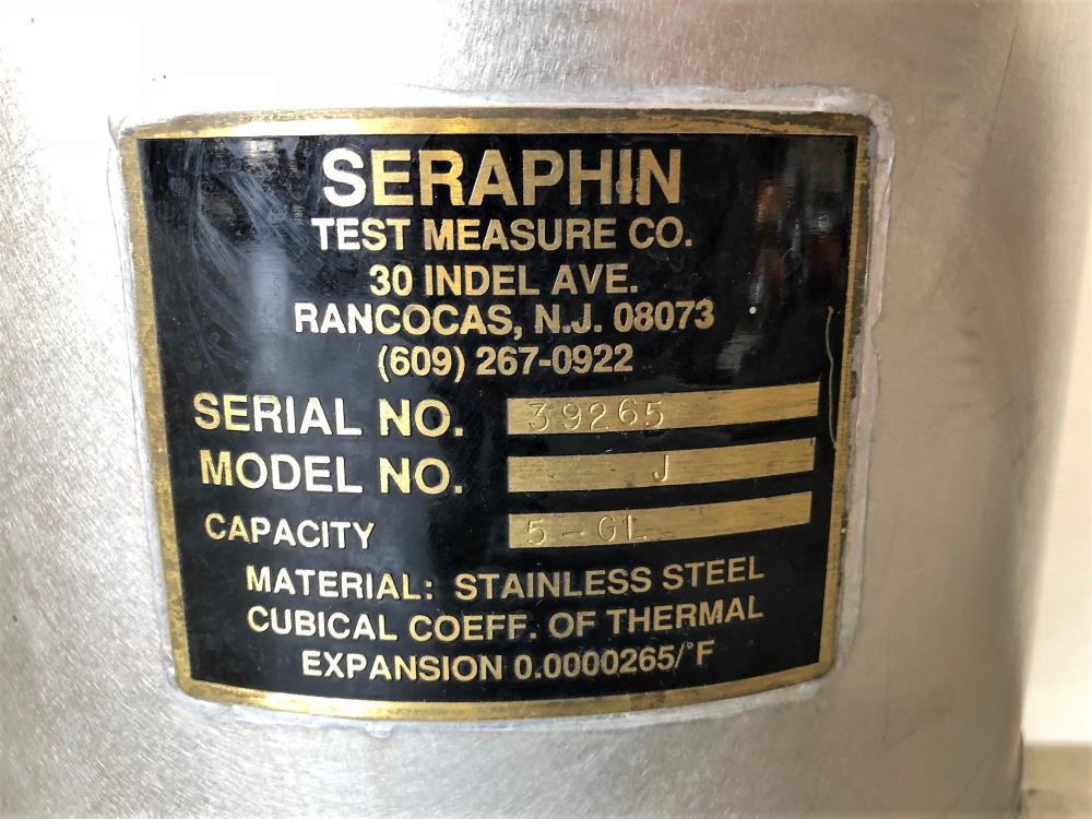 Seraphin 5-Gallon Stainless Steel Tank Measure, Model J